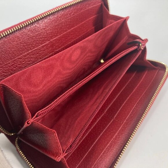 GUCCI Long wallet Logo stripe Zip Around Long Wallet - Picture 9 of 14
